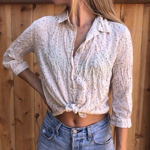Polka Dot Top. Urban Outfitters. Small.